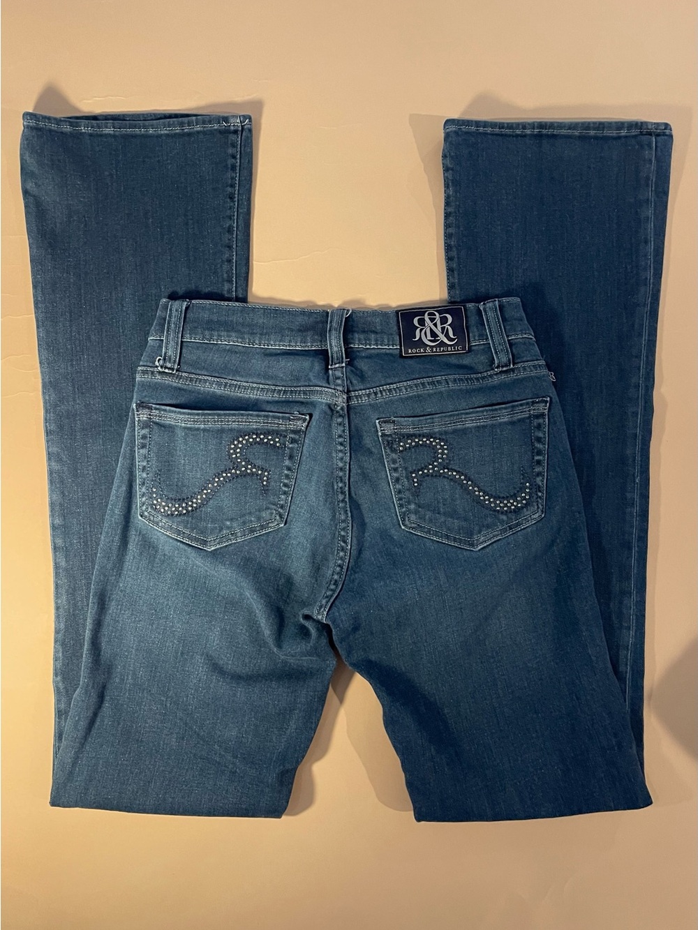 Rock & Republic Women’s Dark Blue Bootcut Jeans